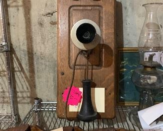 Say hello to this authentic antique phone.  $25.
