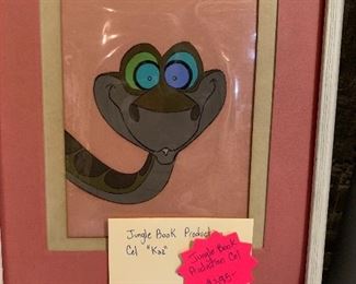 Rare Jungle Book Disney Cell "Kaz" $450