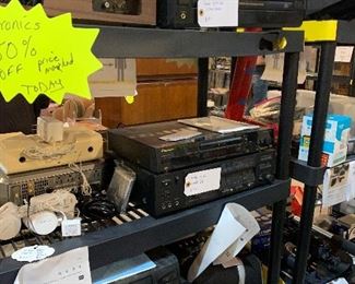 Huge assortment of electronic equipment very cheap.  $10 and up to 150.