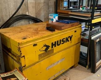 Very heavy steel tool box $200