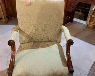Excellent Frame and upholstered side chair $75