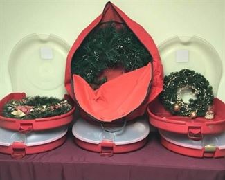 Christmas Wreaths in Cases