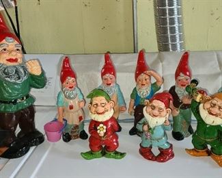 Lots of vintage gnomes 