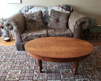 Second Loveseat and Vintage Coffee Table