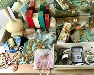 More costume jewelry and perfumes 