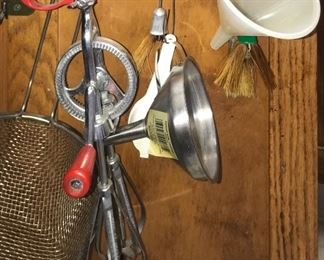 Vintage egg beaters 