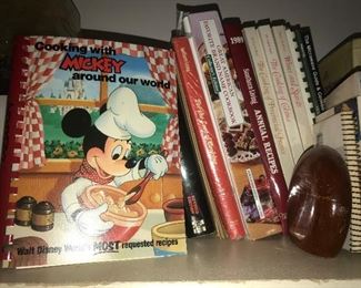 1986 Mickey Around Our World Most requested recipes cookbook 