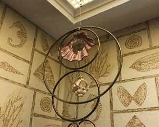 Brass and Shell wind-chime 