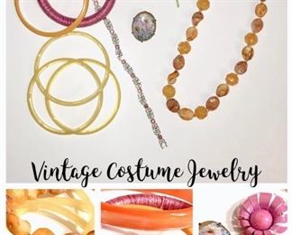 Vintage Costume Jewelry 