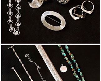Vintage Fine sterling jewelry 
