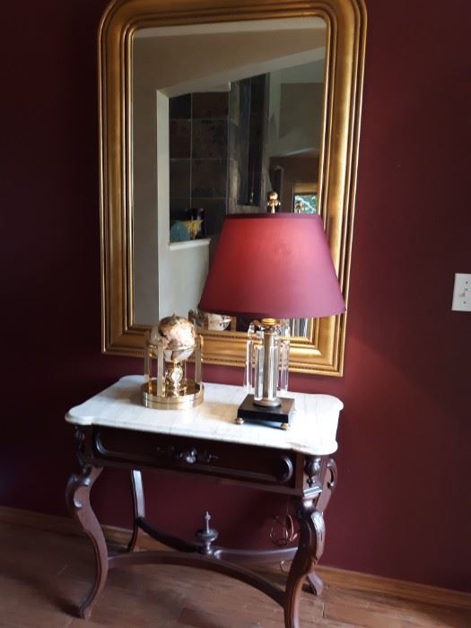 Entry Table and Mirror