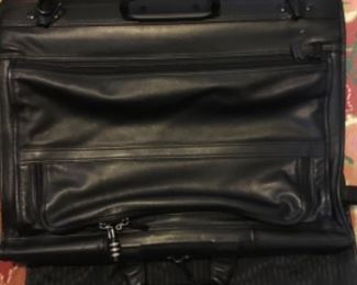 Tumi  folding leather garments bag $70