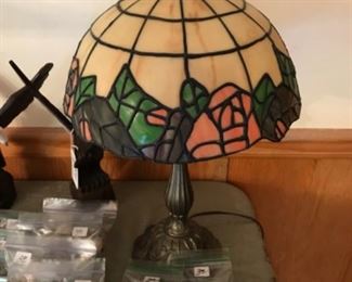 Tiffany styled lamp.