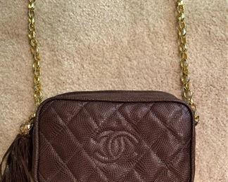 Brown Chanel handbag