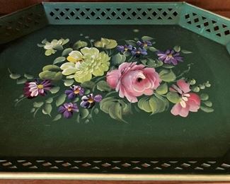 Another vintage tole tray