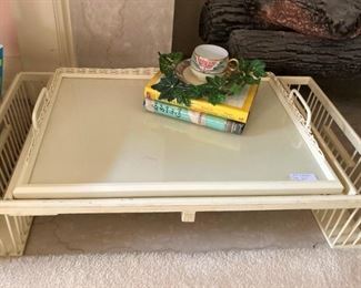 Bed tray for tea time