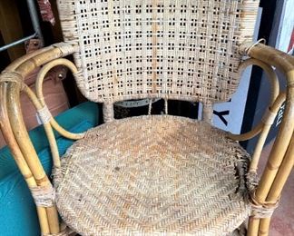Vintage rattan/bamboo chair