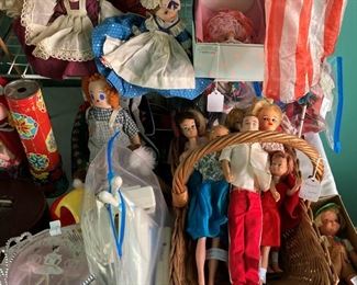 Madame Alexander and Barbie dolls