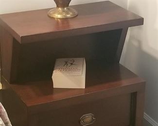 Matching mahogany bedside table to dresser