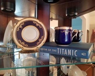 Replica of Titanic china