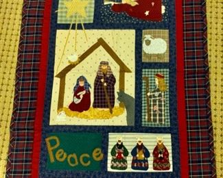CLEARANCE  !  $3.00 NOW, WAS $10.00.......Christmas Wall Hanging (J416)