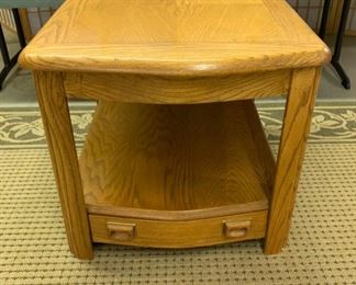 REDUCED!  $11.25 NOW, WAS $15.00......end table as is 27" x 21 1/2", 20" tall (J435)