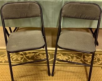 HALF OFF !  $6.00 NOW, WAS $12.00......pair folding chairs (J441)
