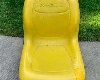 REDUCED!  $18.75 NOW, WAS $25.00.........John Deere Seat, has been taped in front corner (J006)