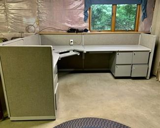 CLEARANCE  !  $15.00 NOW, WAS $45.00.........Desk originally from IBM 28" x 110", 28" x 79" (J120)