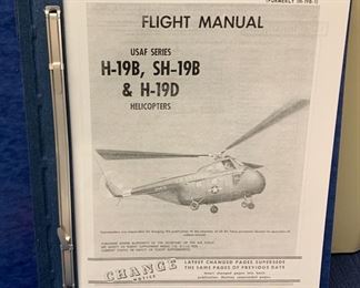 $60.00.......1962 H-19B, SH-19B & H-19D Helicopter Flight Manual (J132)