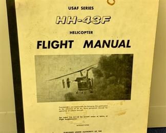 $50.00......1964 HH-43F Helicopter Flight Manual (J133)