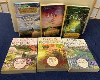 CLEARANCE  !  $4.00 NOW, WAS $16.00..........Nora Roberts and Richard Paul Evans Paperbacks Lot  (J155)
