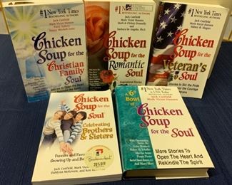 CLEARANCE  !  $3.00 NOW, WAS $12.00.......Chicken Soup Books Lot (J159)