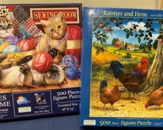 $16.00........Chickens and Kitty Puzzles (J167)