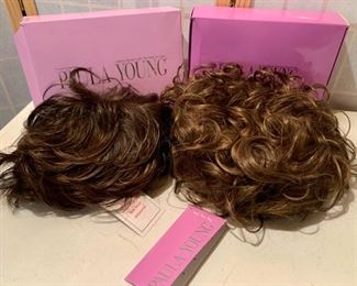 HALF OFF !  $20.00 NOW, WAS $40.00 ....... 2 brand new Paula Young Wigs with tags and box (J290)