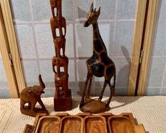 $12.00.......African Carved Animals (J348)