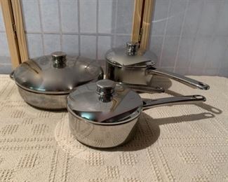 $20.00........like new stainless pots and pans(J347)