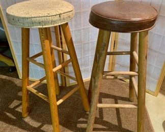 HALF OFF !  $5.00 NOW, WAS $10.00..........Pair Stools 30" tall (J354)