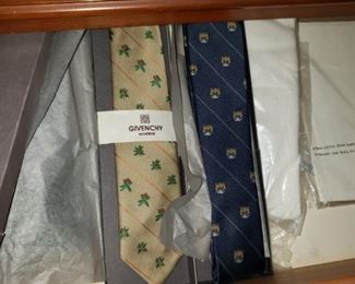 COLLECTION OF GIVENCHY SILK TIES