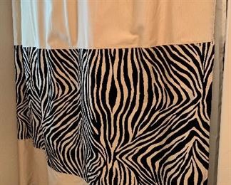 Zebra Shower Curtain 