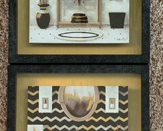 Set/2 Bathroom Prints 