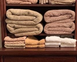 Assorted Towels, Linens, Pillows...