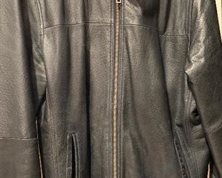Charles Klein Leather Coat