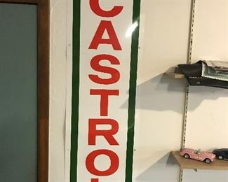 Vintage tin Castrol Sign