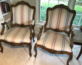 Henredon French Country Open Arm Chairs
Henredon
