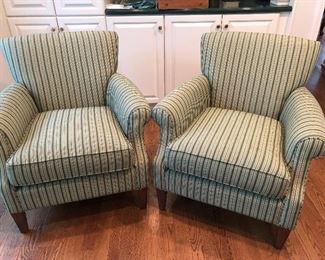 Stripped Club Chairs
Crate & Barrel
