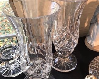 Waterford  Hurricane Lamps
