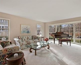 Formal Living Room Furniture & Baby Grand Piano