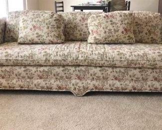  Asian Themed Upholstered Sofa