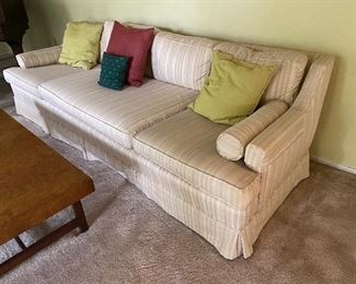 9. Classic sofa, in a living room where no one ever sat!  $75 about 8.5 feet long
